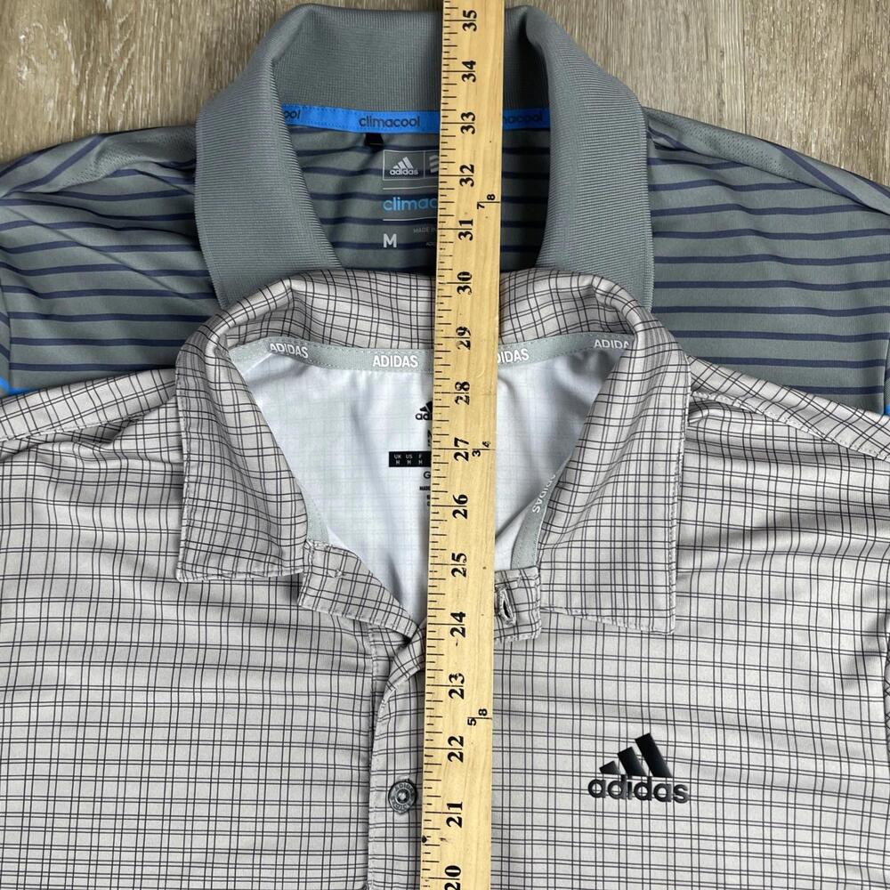 (Lot of 3) Adidas Head Golf Performance Polos Men's M Striped Stretch Contrast - Picture 10 of 16